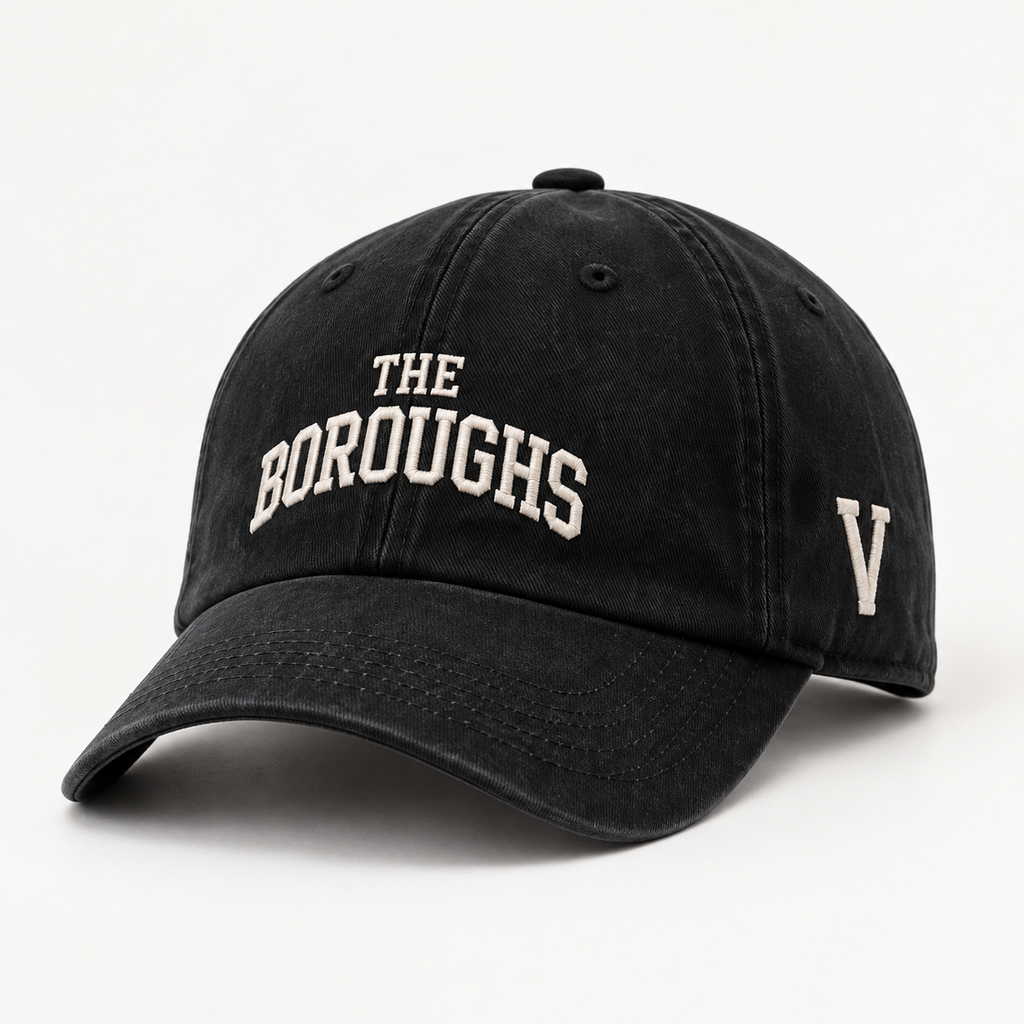 The Bronx Cap — Washed Black