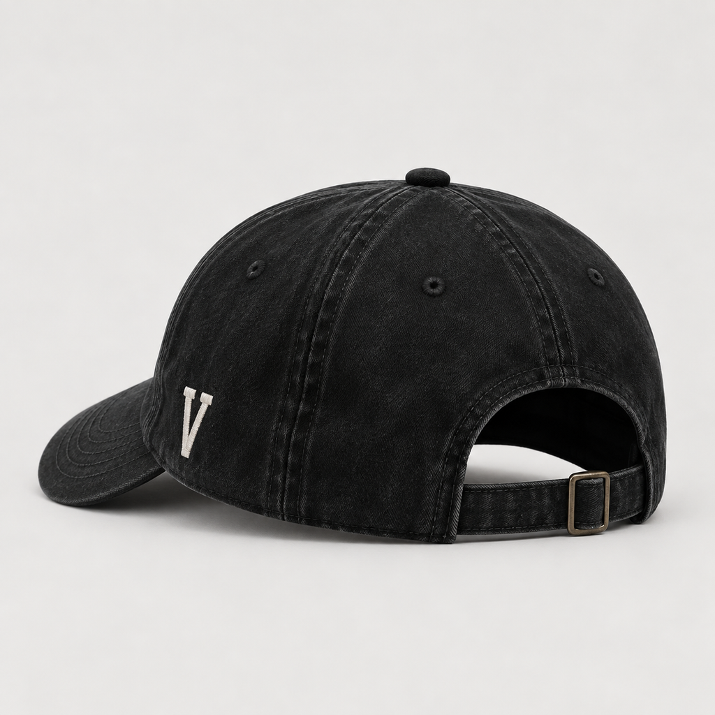 The Bronx Cap — Washed Black