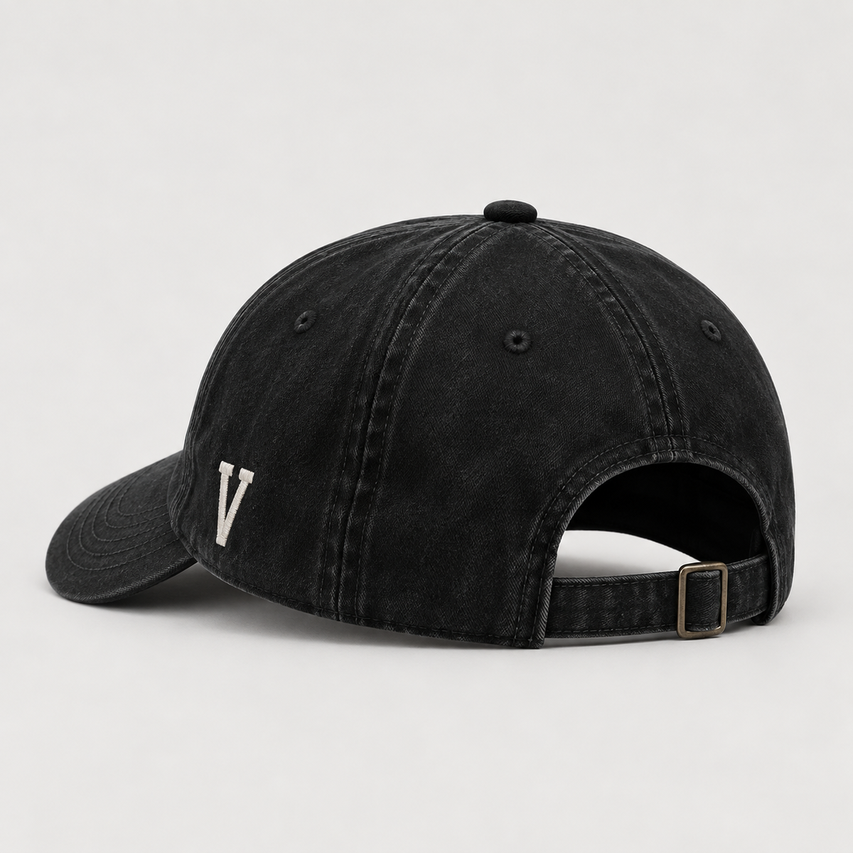 The Bronx Cap — Washed Black