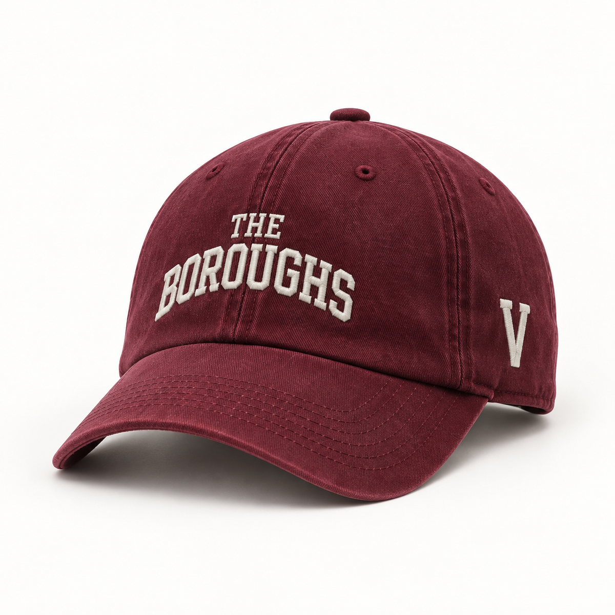 Manhattan Cap — Washed Burgundy